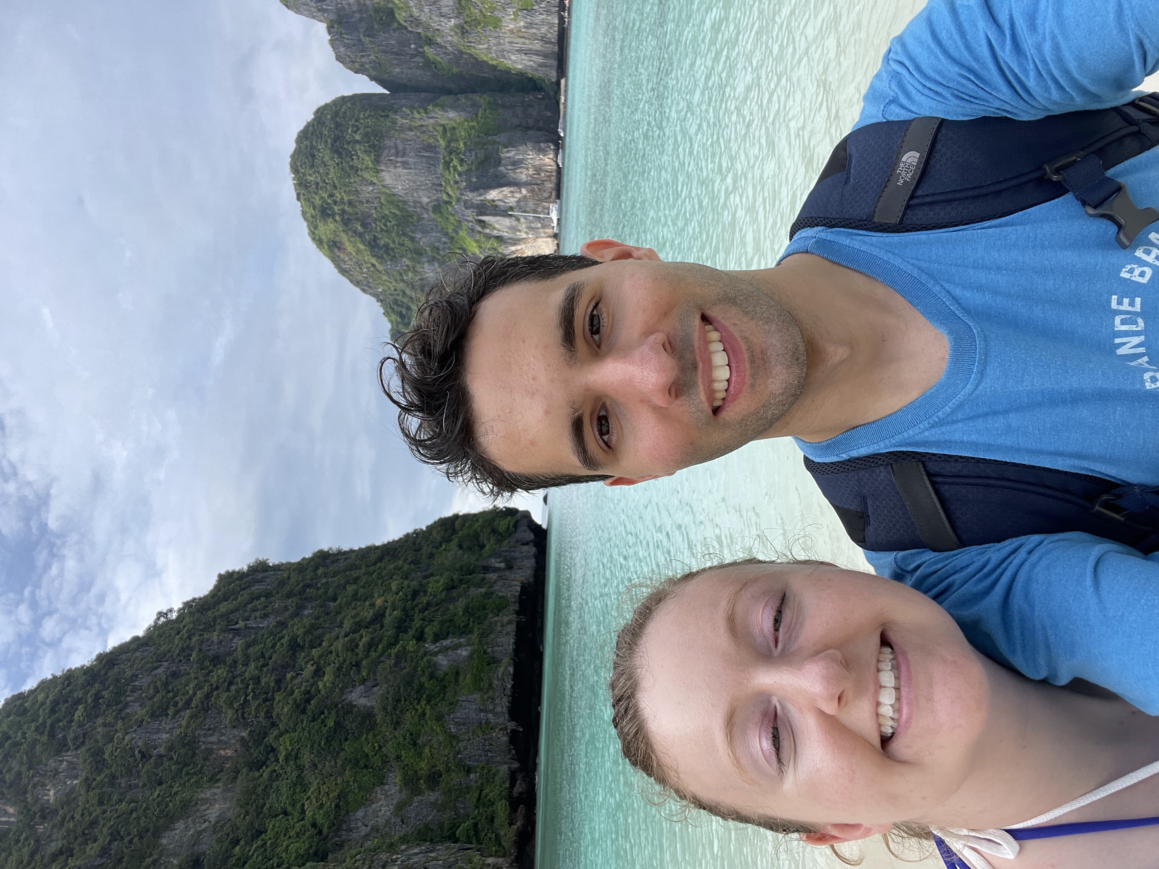 Jessica and Esteve in Phi Phi Islands