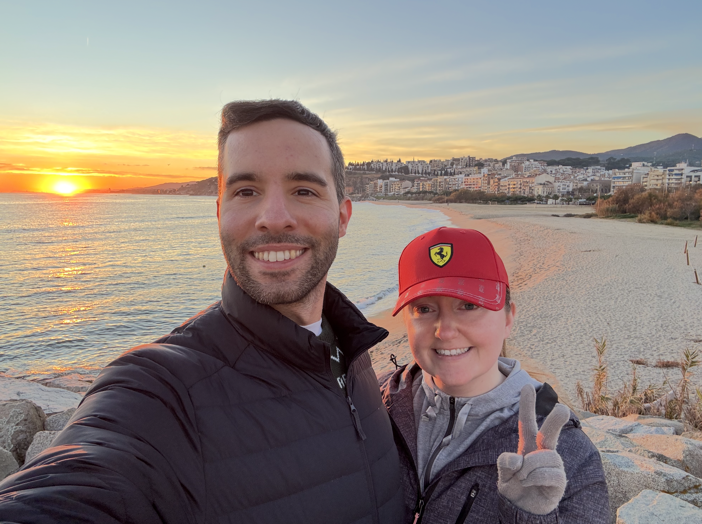 View of Arenys de Mar port